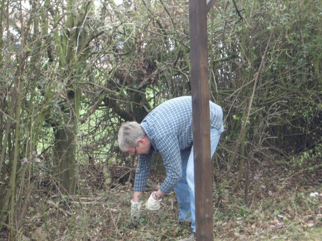 Joachim bei der Arbeit